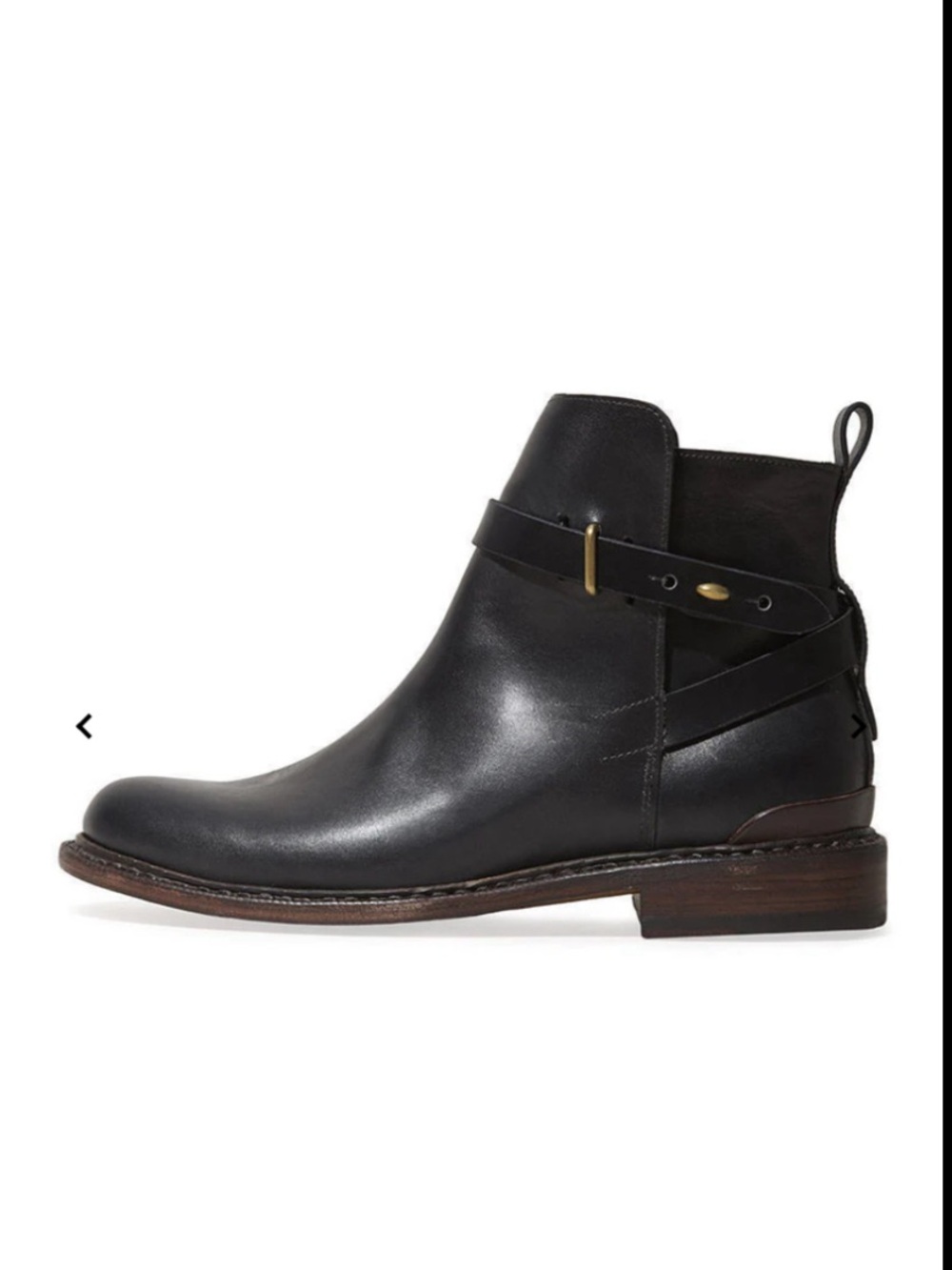 Rag & Bone Women’s Chelsea Black Leather Ankle Boots “Driscoll”